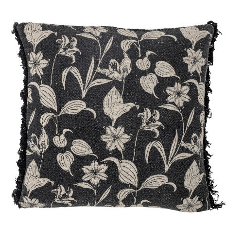 Mali Black Cotton Cushion