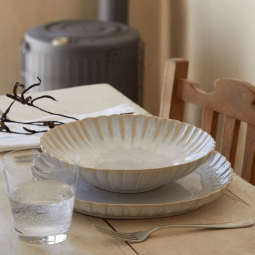 Mallorca Pasta Bowl in Sand Beige