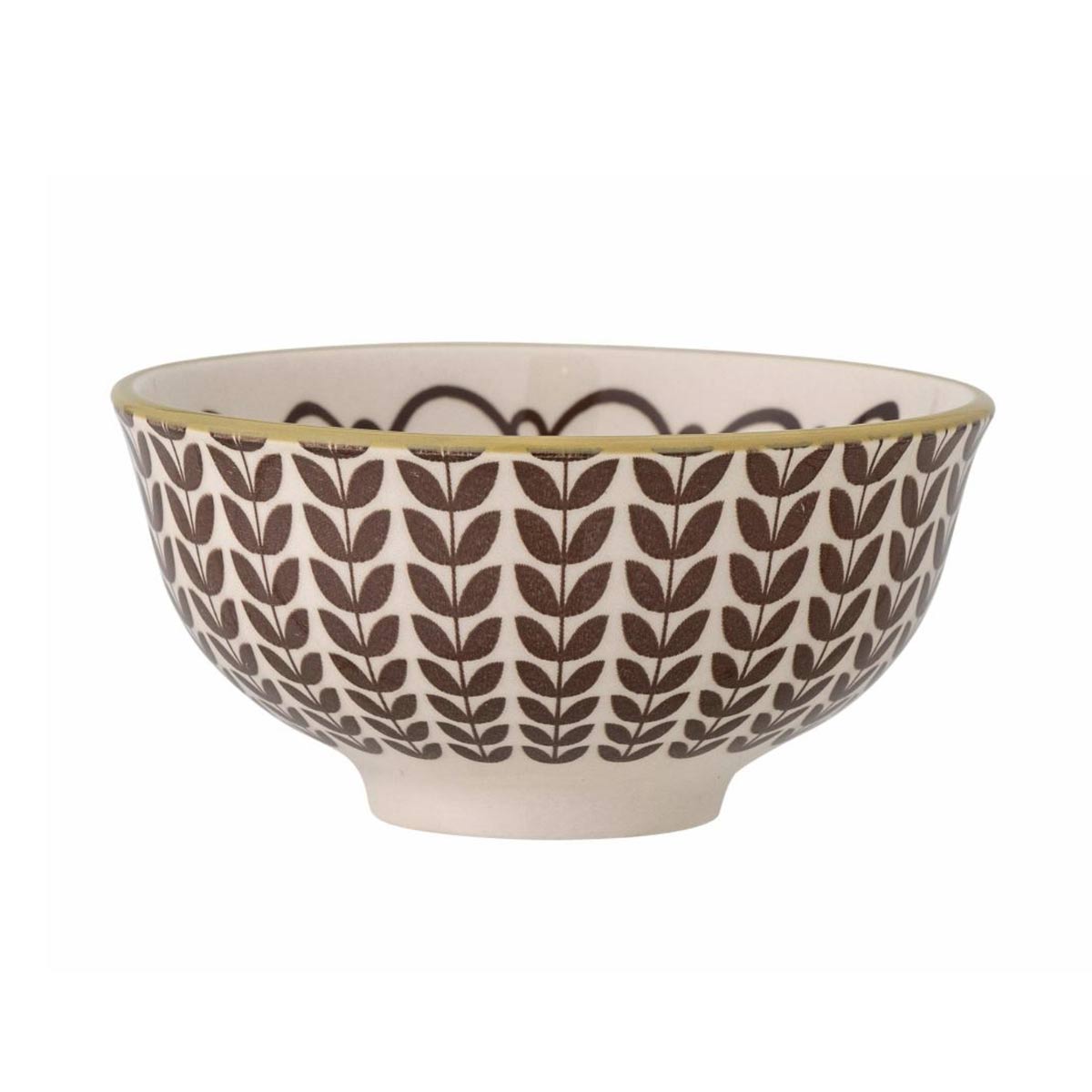 Maple Brown Stoneware Bowl