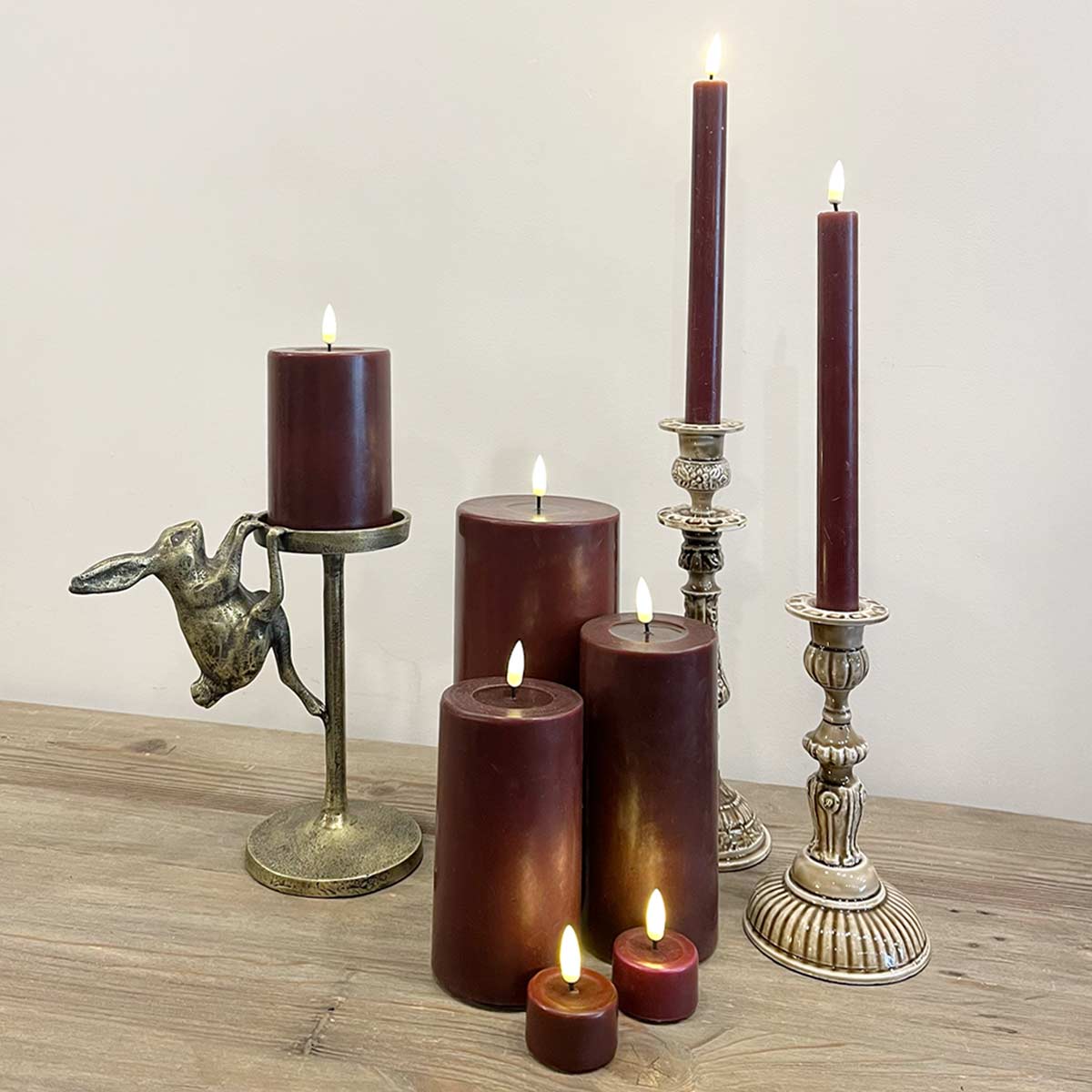 Mulberry LED Candles