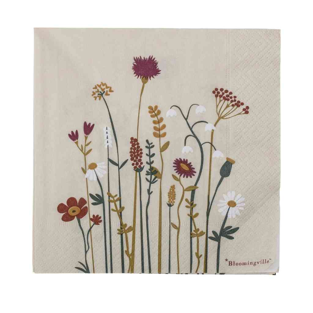 Paige Meadow Flower Napkin