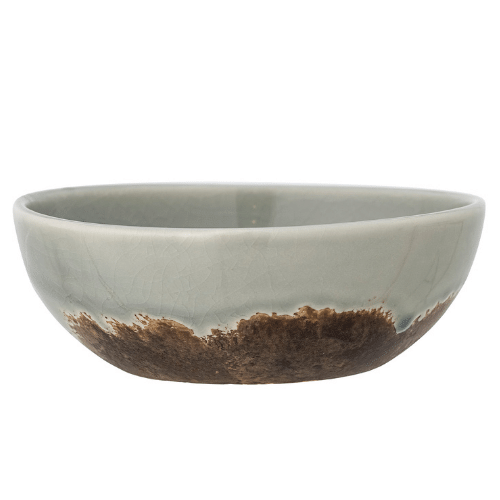 Paula Bowl in Brown and Blue Stoneware