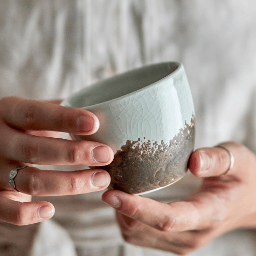 Paula Cup - Brown Stoneware