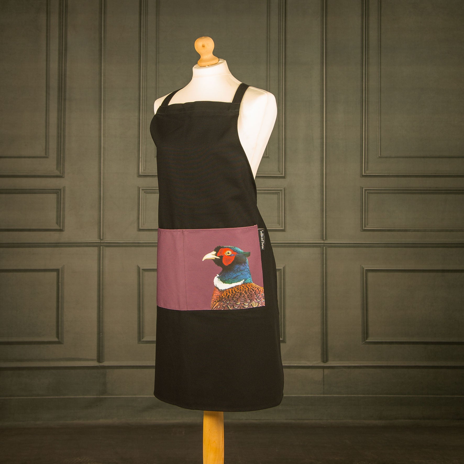 Pheasant Apron - Mulberry