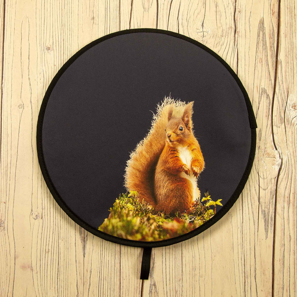 Red Squirrel Chefs Pad for Aga Cooker - Blackberry