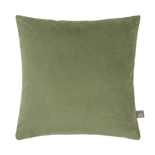 Richelle Green Velvet Square Cushion