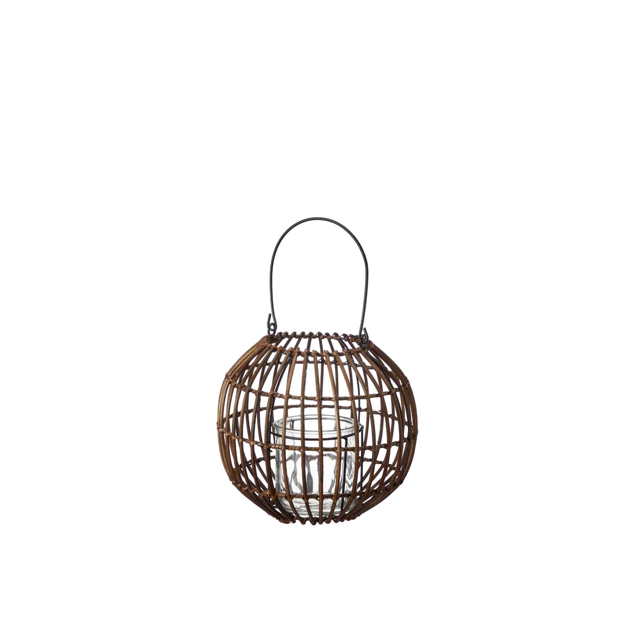 Round Rattan Lantern