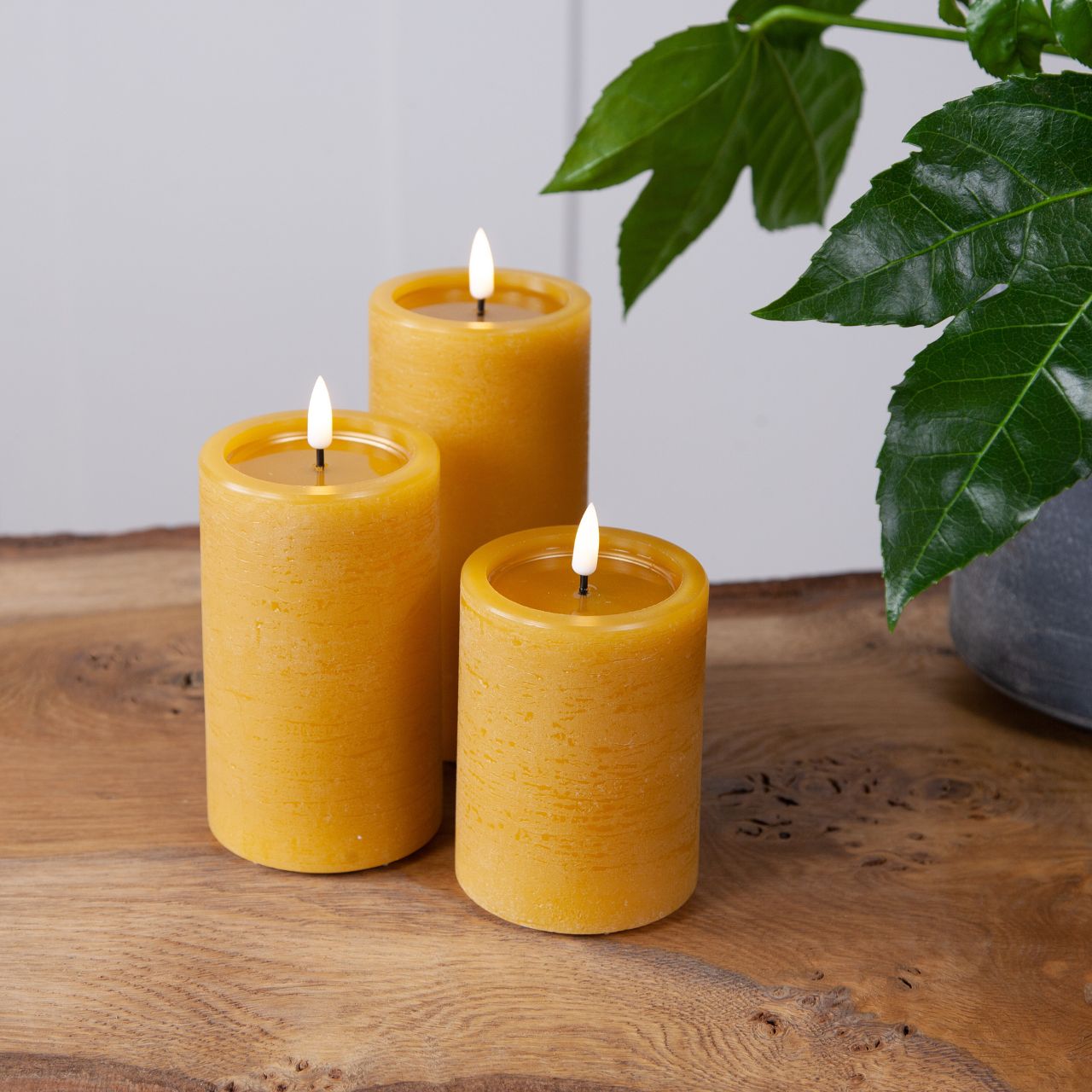 Saffron LED Candles - Unique Collection