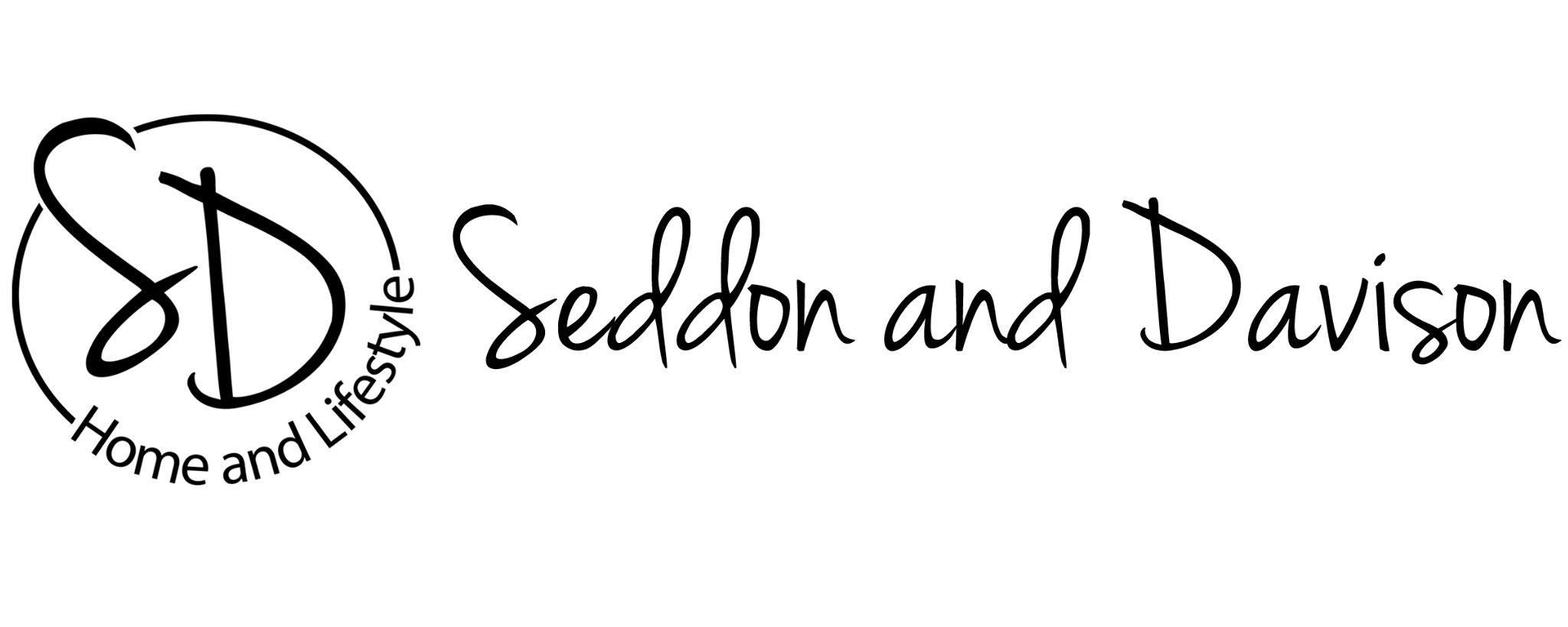 Seddon and Davison - Logo - Horizontal - Black