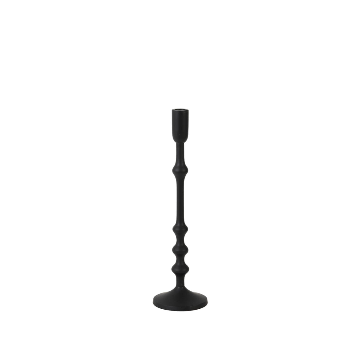 Semut Matt Black Candlestick Small