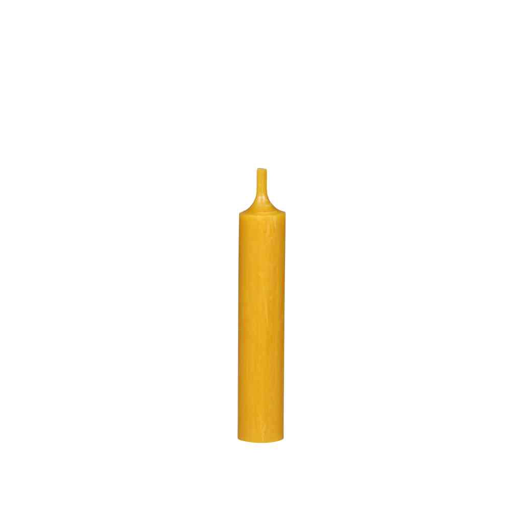 Short Dinner Candle - Mustard