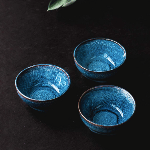 Small dipping bowls - ocean blue