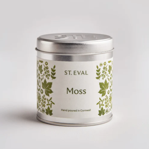 St Eval Scented Tin Candle - Moss