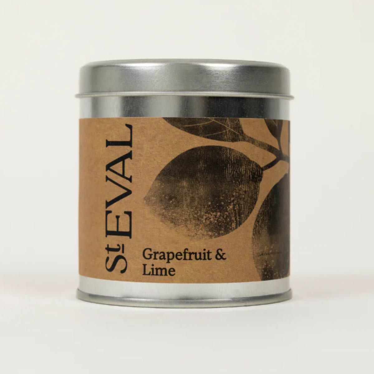 St Eval Scented Tin Candle Grapefruit and Lime