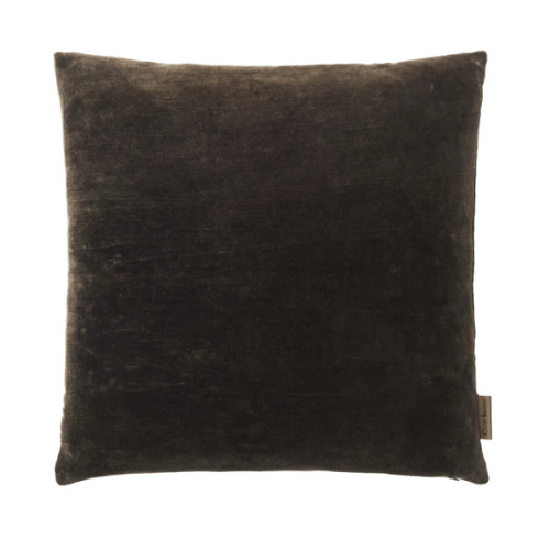 Velvet Cushion - Dark Chestnut