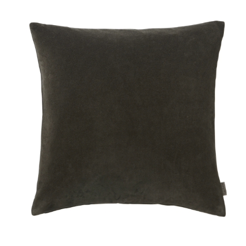 Velvet Cushion - Dark Olive