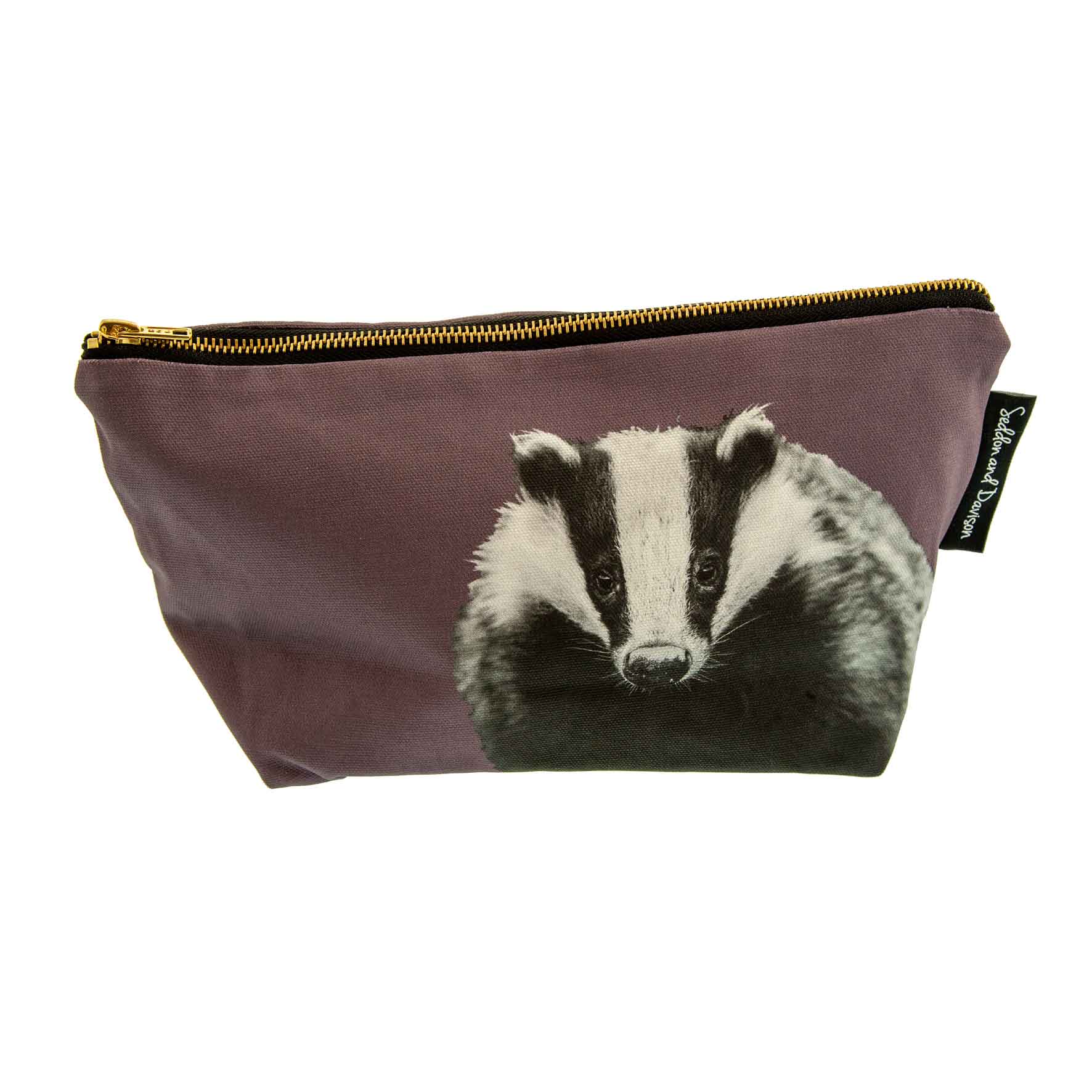 badger wash bag dusky pink