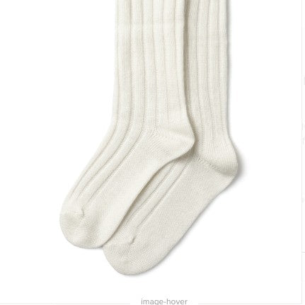Cashmere blend socks - off white