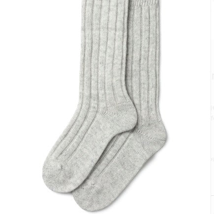 Cashmere blend socks - silver
