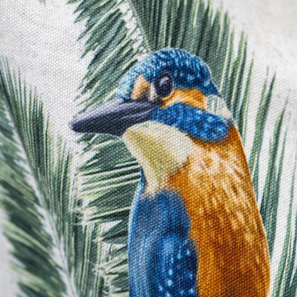 Palm Birds Tea Towel close up