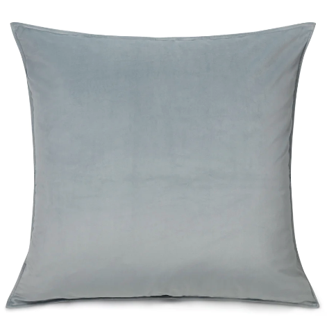 Dusky Blue Velvet Cushion - Giant