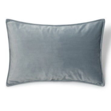 Dusky Blue Velvet Cushion