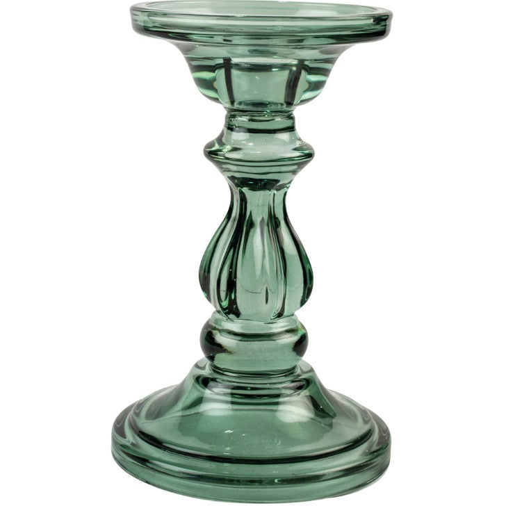 Glass Candleholder Sea Glass