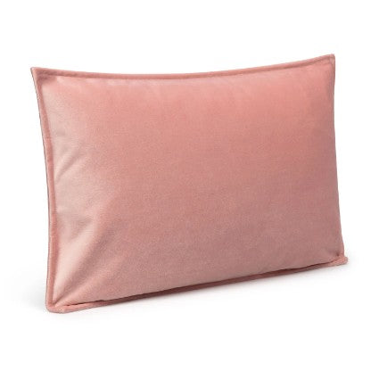 Oblong Velvet Cushion - Dusky Pink