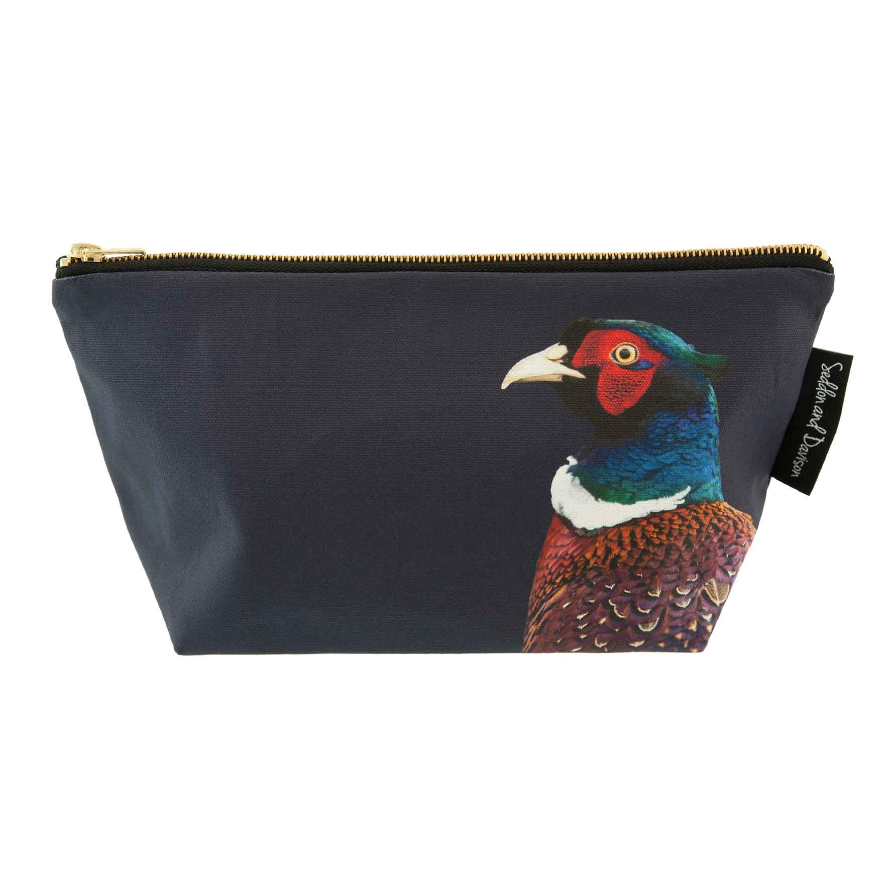 Pheasant Wash Bag (Colour) - Blackberry