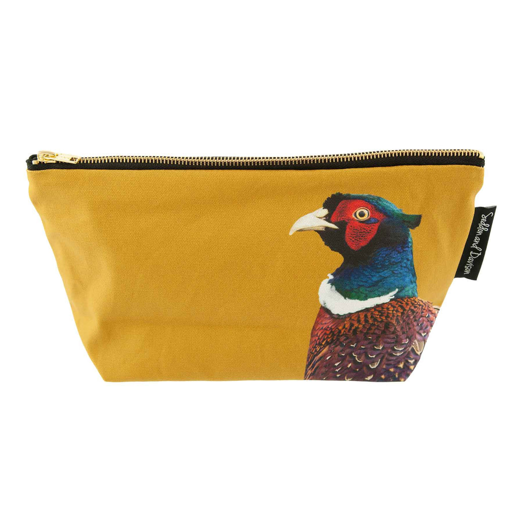 Pheasant Wash Bag (Colour) - Ochre