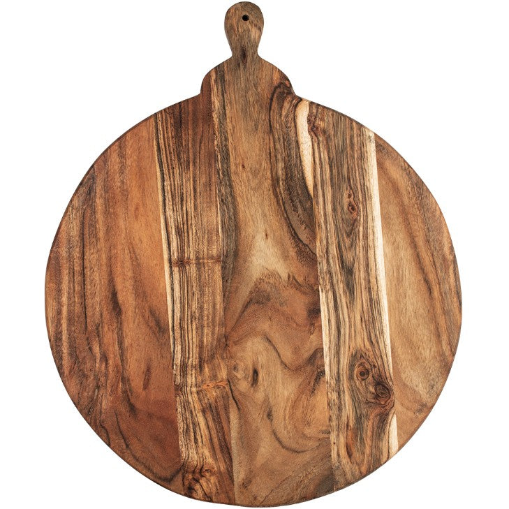 Round Wooden Chopping Board - Acacia Wood