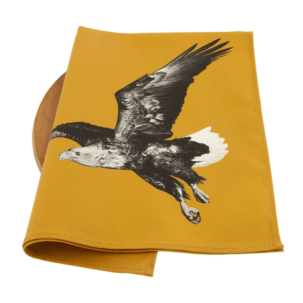 Sea Eagle Tea Towel - Ochre