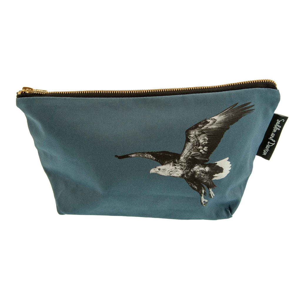 Sea Eagle wash bag - steel blue