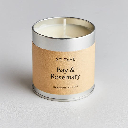 St Eval Bay and Rosemary Scented Tin Candle