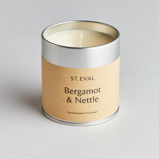 St Eval Scented Tin Candle - Bergamot and Nettle