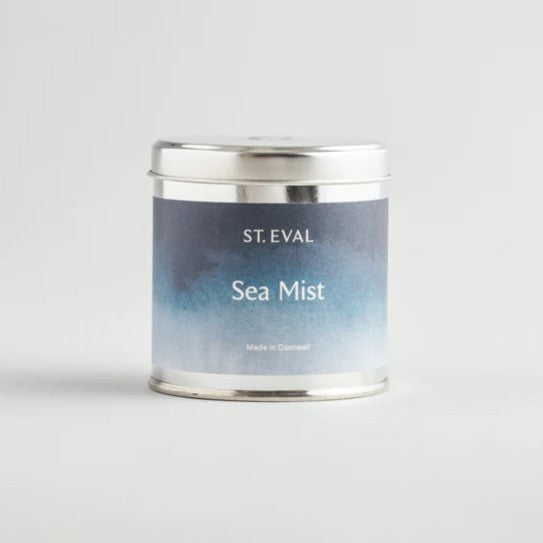 St Eval Sea Mist Scented Tin Candle - Coastal Collection