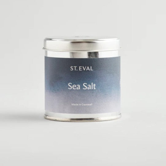 St Eval Sea Salt Scented Tin Candle - Coastal Collection