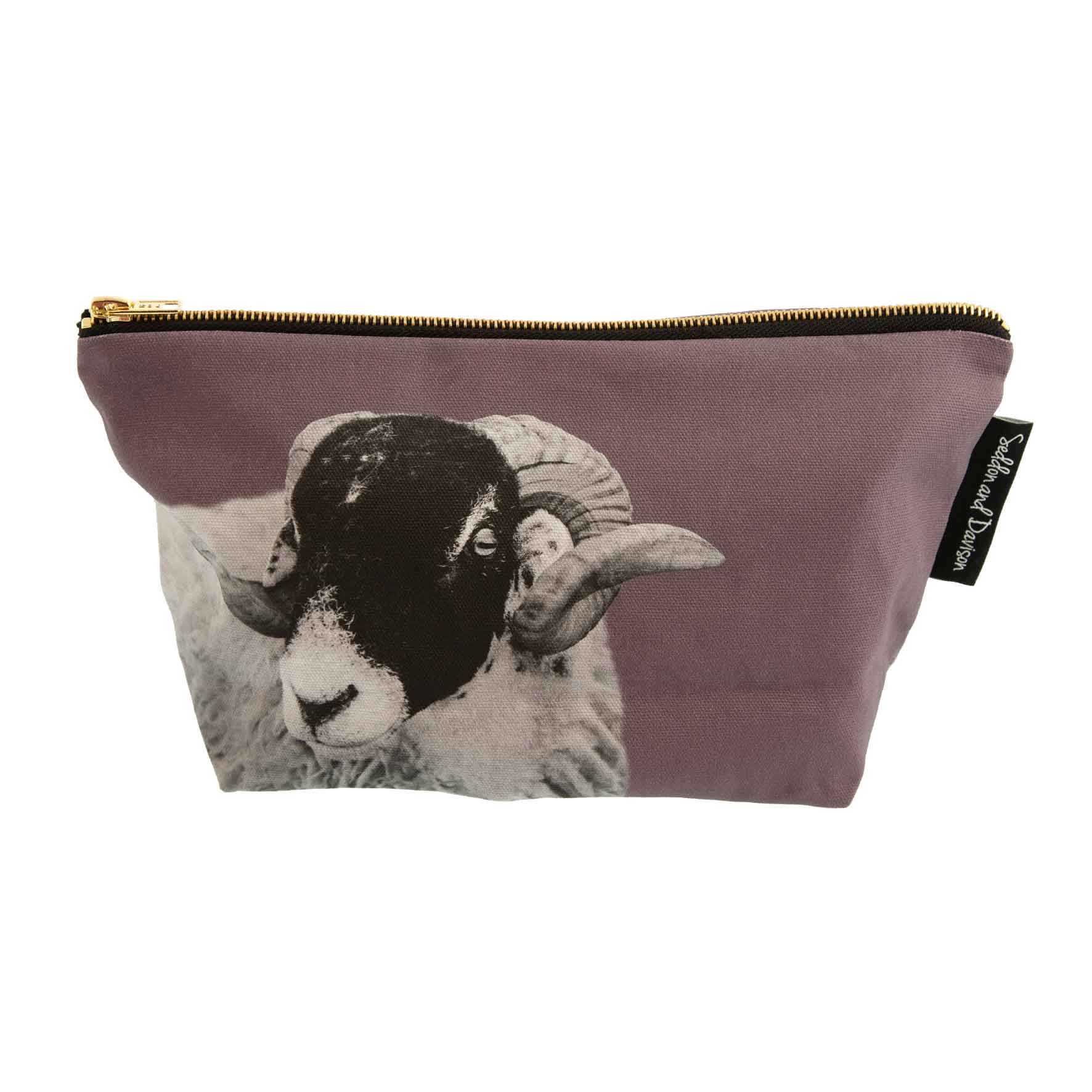 Swaledale Sheep Wash Bag - Dusky Pink